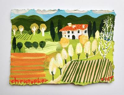 Small French Landscape No.1 by Christopher Corr