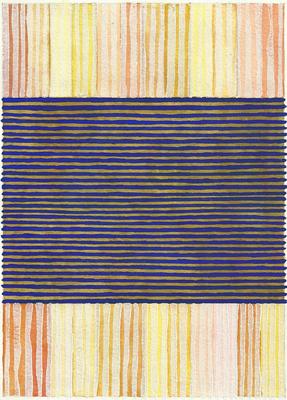 Blue Stripes by Aaron Kasmin