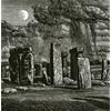 Stonehenge, Rising Moon by Howard Phipps