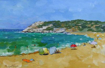Algajola Beach, Corsica by Marcel Gatteaux