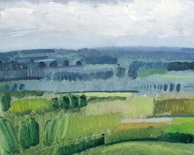 Otmoor From Beckley Hill by Andrew Walton