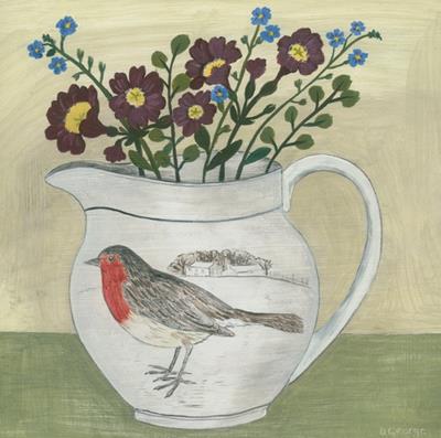 Robin Jug by Debbie George