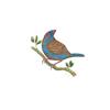 Red-cheeked Cordon-Bleu by Fanny Shorter