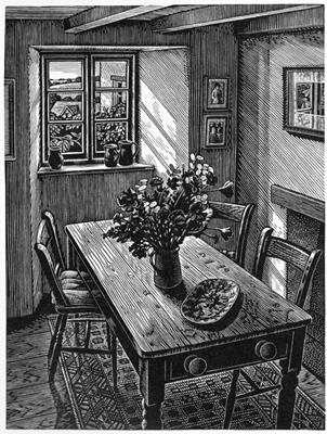 Cottage Interior, Cornwall by Howard Phipps