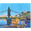 Hammersmith Bridge, Autumn Evening by Isobel Johnstone