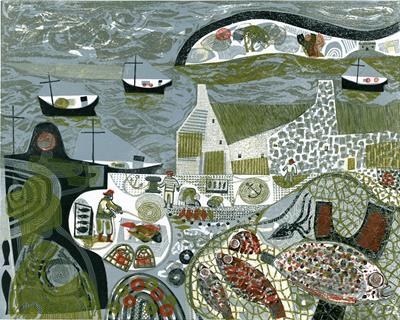 Morning On The Quay by Melvyn Evans
