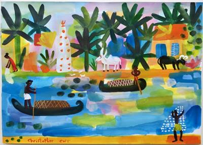 Kerala Backwater by Christopher Corr