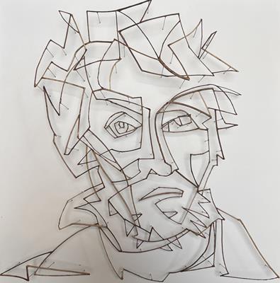 The Kleptomaniac (after Gericault) by Chris Kenny
